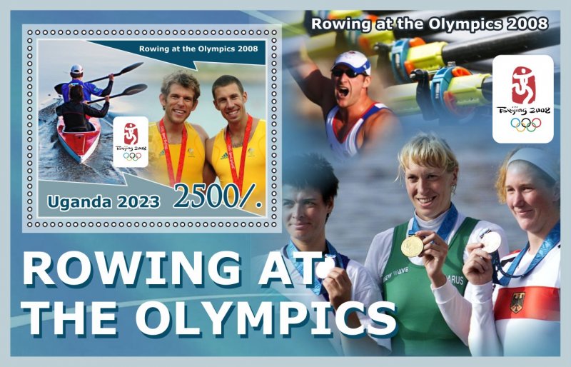 Stamps. Olympic Games. Rowing  8 sheets perforated