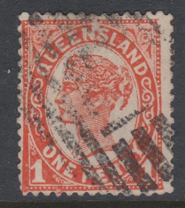 Queensland 1895 QV Sc#109 Used