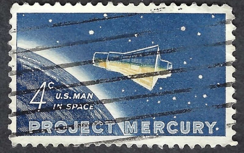 United States #1193 4¢ Project Mercury (1962). Used.