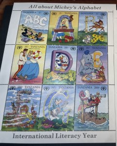 TANZANIA # 679-683-MINT NH--COMPLETE SET OF SHEETS + SOUVENIR SHEETS--1990