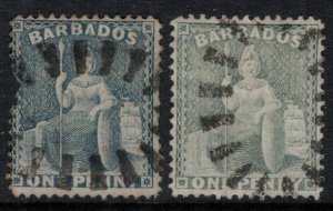 Barbados #51,51b  CV $3.85