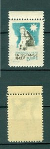 Denmark. Poster stamp 1944  Aid To Pow WWII . Mnh.