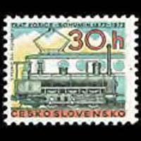 CZECHOSLOVAKIA 1972 - Scott# 1805 Locomotive Set of 1 NH