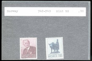 NORWAY (70) Complete Mint Never Hinged Sets - 143 stamps
