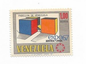 VENEZUELA 1967 EXPO67 EXHIBITION IN MONTREAL CANADA SC C951 MI 1701 MNH