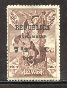 Inhambane Scott 53 Unused HOG - 1913 Macao Vasco de Gama Surcharged - SCV $3.75