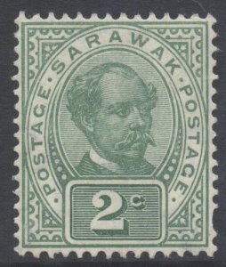 Sarawak Scott 48 - SG49, 1902 Charles Brooke 2c MH*