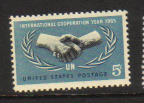 #1266 MNH  5c U.N. Int'l Cooperation year 1965  