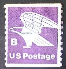 United States, Scott #1820, used(o), 1981,  B Eagle Transition, (18¢)