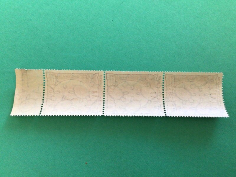 Tonga 1920 mint never hinged stamps strip A11001