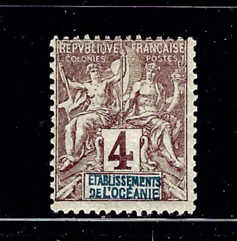 French Polynesia 3 MLH From the 1892-1907 set