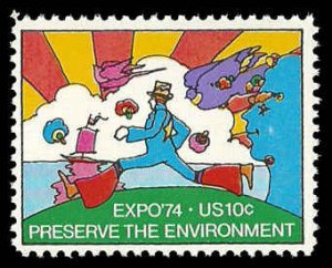 PCBstamps   US #1527 10c Expo 74, MNH,  (8)