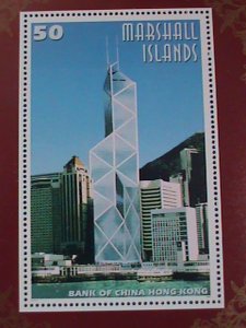 1997-SC# 639-MARSHALL ISLANDS STAMP: BANK OF CHINA -HONG KONG- MNH S/S SHEET