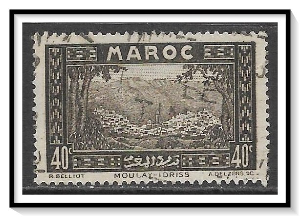 French Morocco #133 Moulay Idriss Used