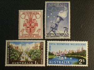 Australia Scott #288-291 unused