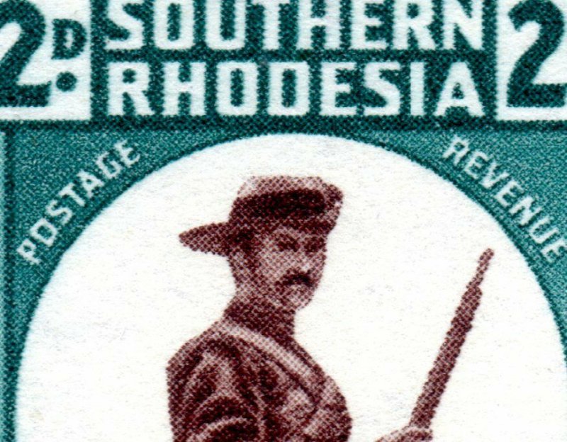 1943 Southern Rhodesia Sg61var with 8 Flaws Flaws Unmounted Mint