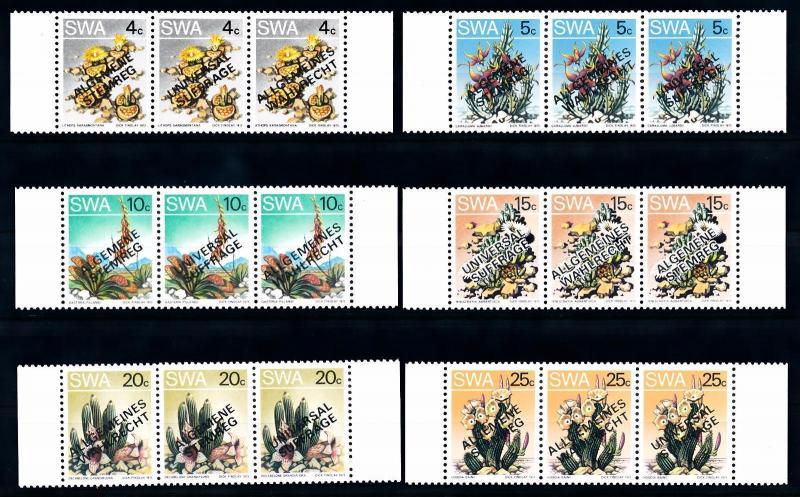 [66911] Namibia SWA 1978 Flora Flowers Blumen With Overprint 3 Languages MNH