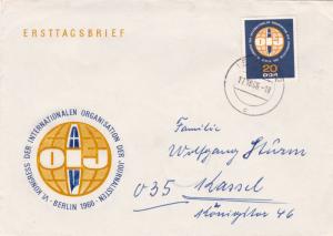 East Germany 1966 International Congress Of World Journalists FDC VGC