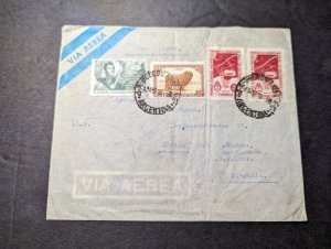 1949 Argentina Airmail Cover Buenos Aires to Erding Munich Germany