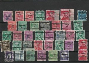 Stamps Pre Cancel United States Ref 29286
