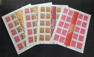 *FREE SHIP Malaysia Regal Heritage 2005 Textile Cloth Batik (sheetlet) MNH *rare