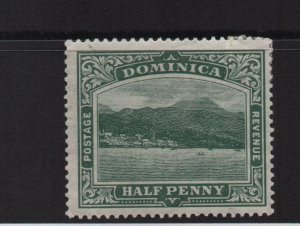 Dominica 1908 SG47aw 1/2d MCA Crown left watermark mounted mint