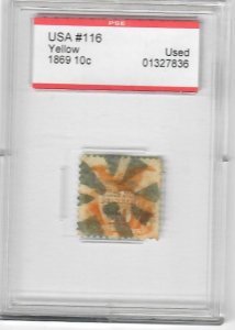 #116 Yellow, Used, Clean