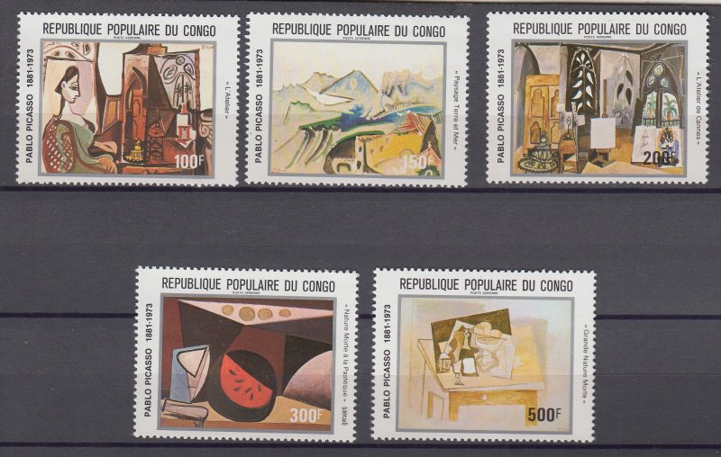 J39060 jlstamps,1981 congo set mnh #c296a-6e art