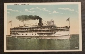 1922 Postcard Cover Steamer Canadiana Crystal Beach Ontario to Buffalo New York