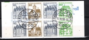 Germany Bund Scott # 1231b, used, stamp booklet Michel # MH22adK2