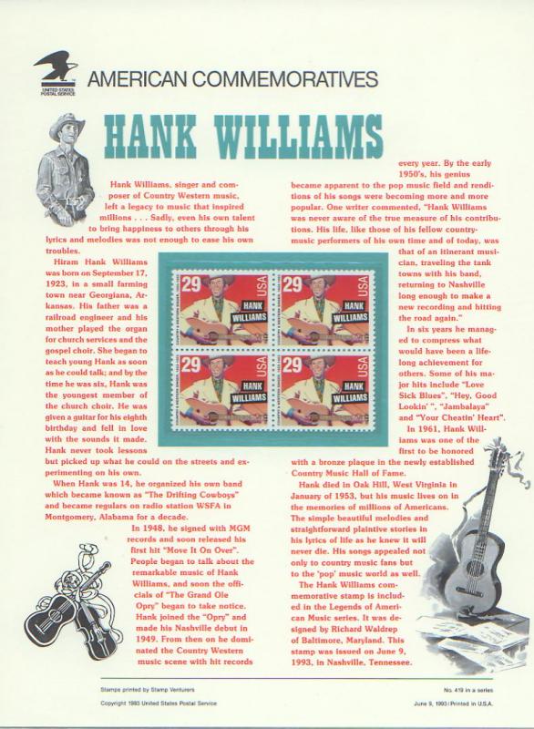 Hank Williams, Set 4*