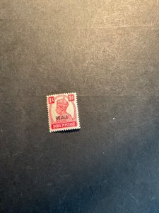 Stamps Indian States Patiala  Scott #105 never hinged