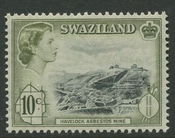 Swaziland - Scott  86 - QEII Definitive - 1961 - MVLH - Single 10p Stamp