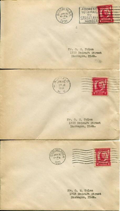 USA #690 Pulaski FDC First Day Issue Cover Postage Cancellation Collection 1931