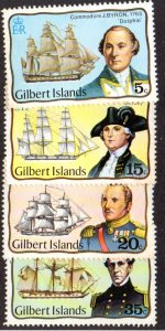 GILBERT ISLANDS 296-9 MNH SCV $2.75 BIN $1.65 SHIPS