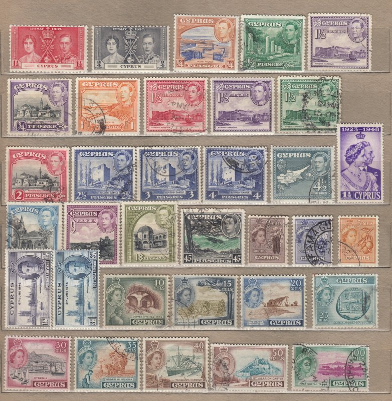 Cyprus Nice Different Used/Mint Stamps Lot #12737