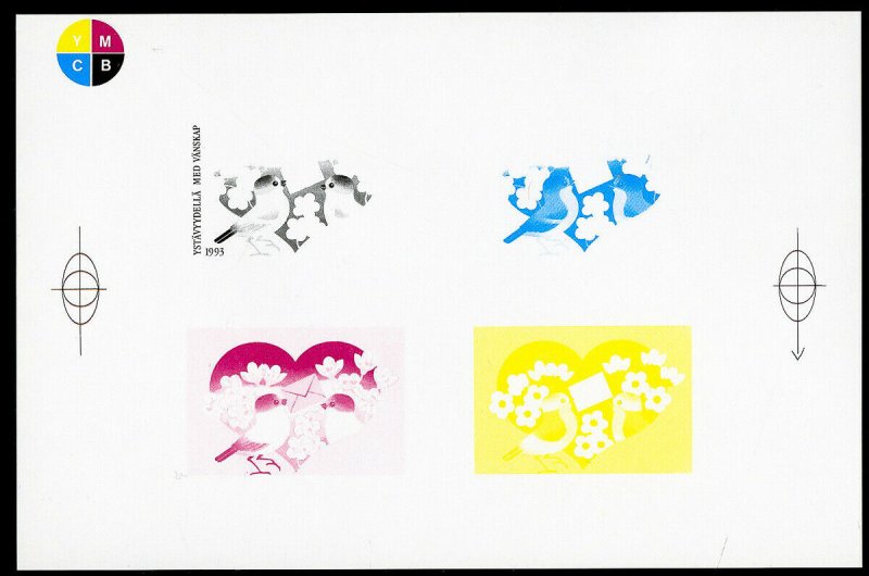 Finland Progressive Proof, Coat of Arms Lion