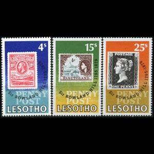 LESOTHO 1979 - Scott# 274-6 R.Hill-Stamps Set of 3 NH