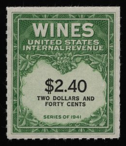 #RE153 $2.40 Wines, Mint NGAI NH [5] **ANY 5=FREE SHIPPING**