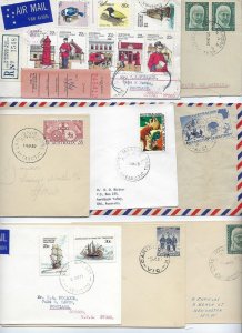 AUSTRALIA 1950s 80s COLLECTION 12 ANTARCTIC FRANKED & CANCELLED COVER INCLUDING