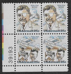 UNITED STATES SC# C95-96 PL#39193 LL B/4 VF/MOG 1979