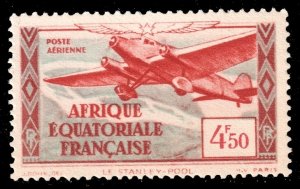 French Equatorial Africa #C5  MNH - Trimotor Over Stanley Pool (1937)