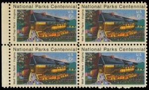 US Sc 1452 VF/MNH Block of 4 - 1972 6¢ Wolf Trap Farm