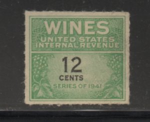 Scott # RE125   Wine single unused no gum as issued