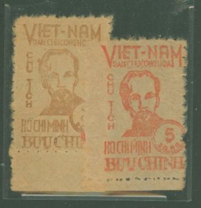 Vietnam/North/Viet Minh (1L) #1L62-1L63 Mint (NH) Single (Complete Set)