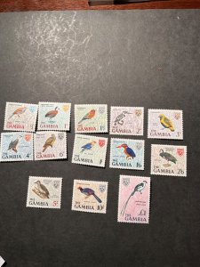 Stamps Gambia Scott# 215-27 never hinged