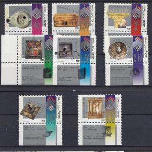 Israel, 1180-87, Hanukkah Tab Singles,**MNH**