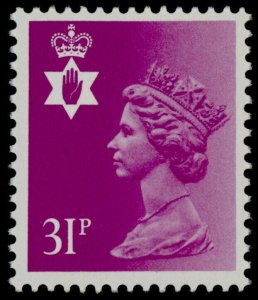 Great Britain - Northern Ireland NIMH52 MNH Queen Elizabeth Machin Head