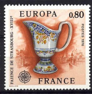 France 1976 Europa CEPT Ceramic 1 st MNH