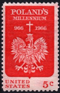 SC#1313 5¢ Poland's Millenium Issue (1966) MNH